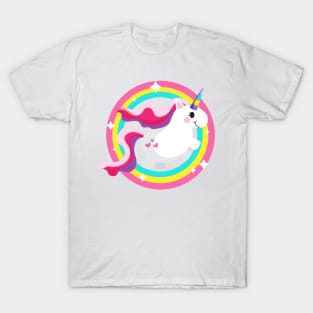 Funny Unicorn Girls Women Kids T-Shirt